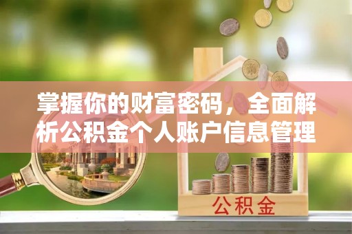 闽清掌握你的财富密码，全面解析公积金个人账户信息管理与优化