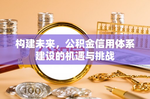 神木构建未来，公积金信用体系建设的机遇与挑战